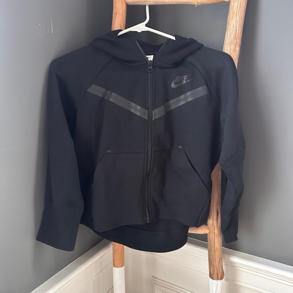 Nike Tech Girls Black Hoodie